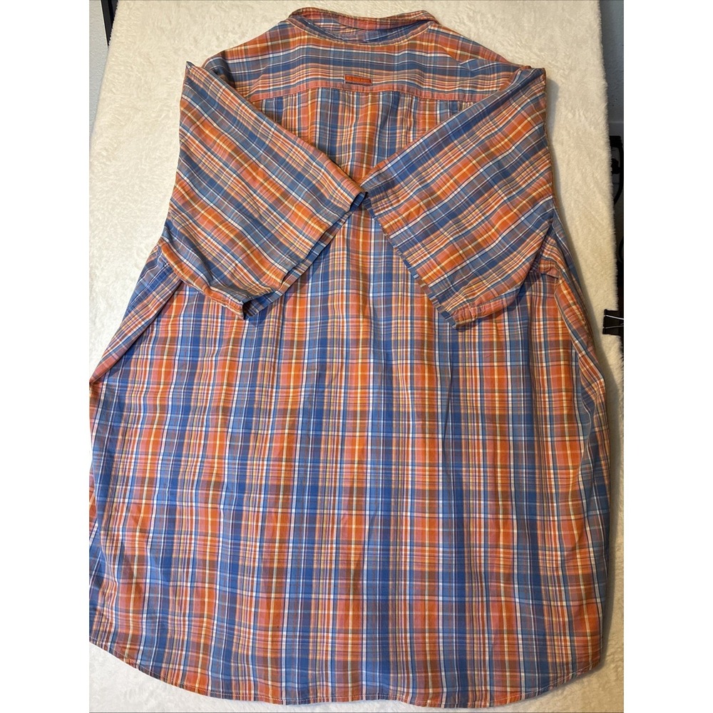 US Polo Association Mens Plaid Button Down Short Sleeve Shirt Size 2xl - Picture 8 of 11